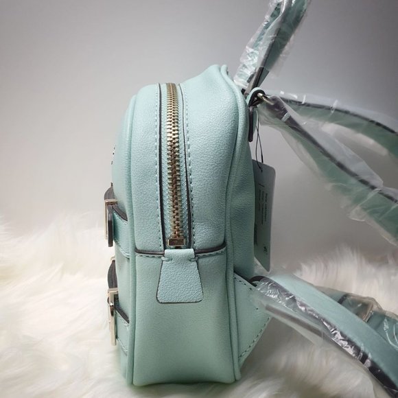 Guess NWT Jori Mini Backpack Blue/Turquoise/ Teal/Aqua - Picture 3 of 13